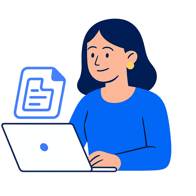 Person at laptop